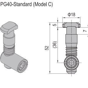 Conector de Anclaje PG40-Standard (Modelo C)